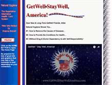 Tablet Screenshot of getwellstaywellamerica.com